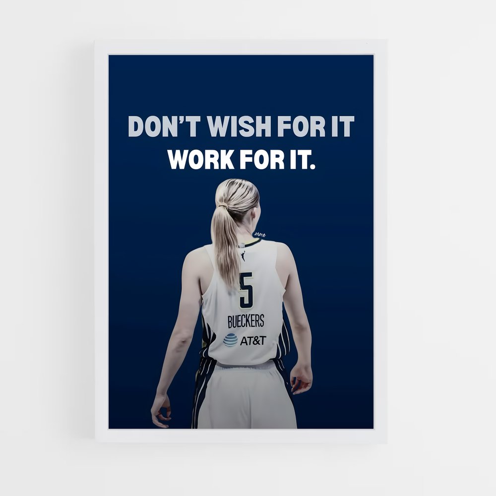 Poster Don't Work It – affiche Basketball (vue 3)